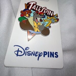 Disney TaleSpin Pin with Red and Yellow Accents